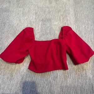 Red Franchesca top